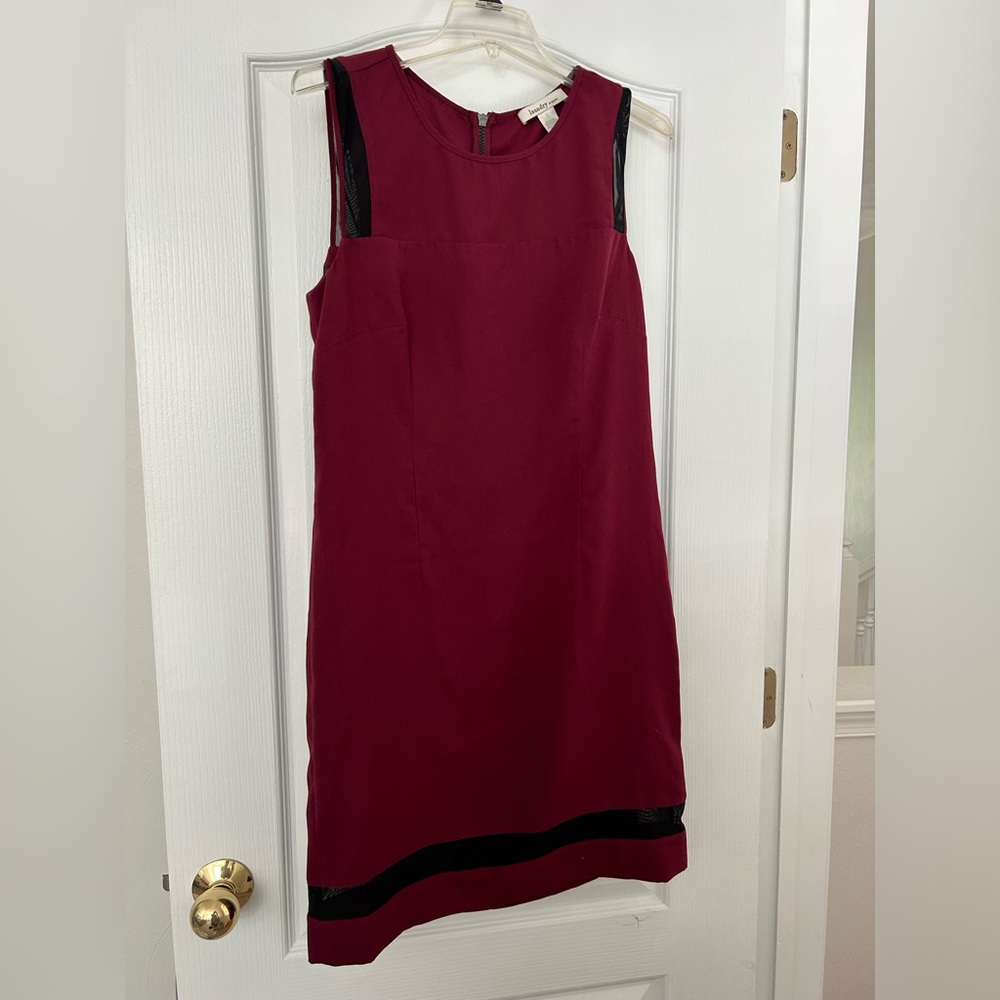 Garnet and black dress